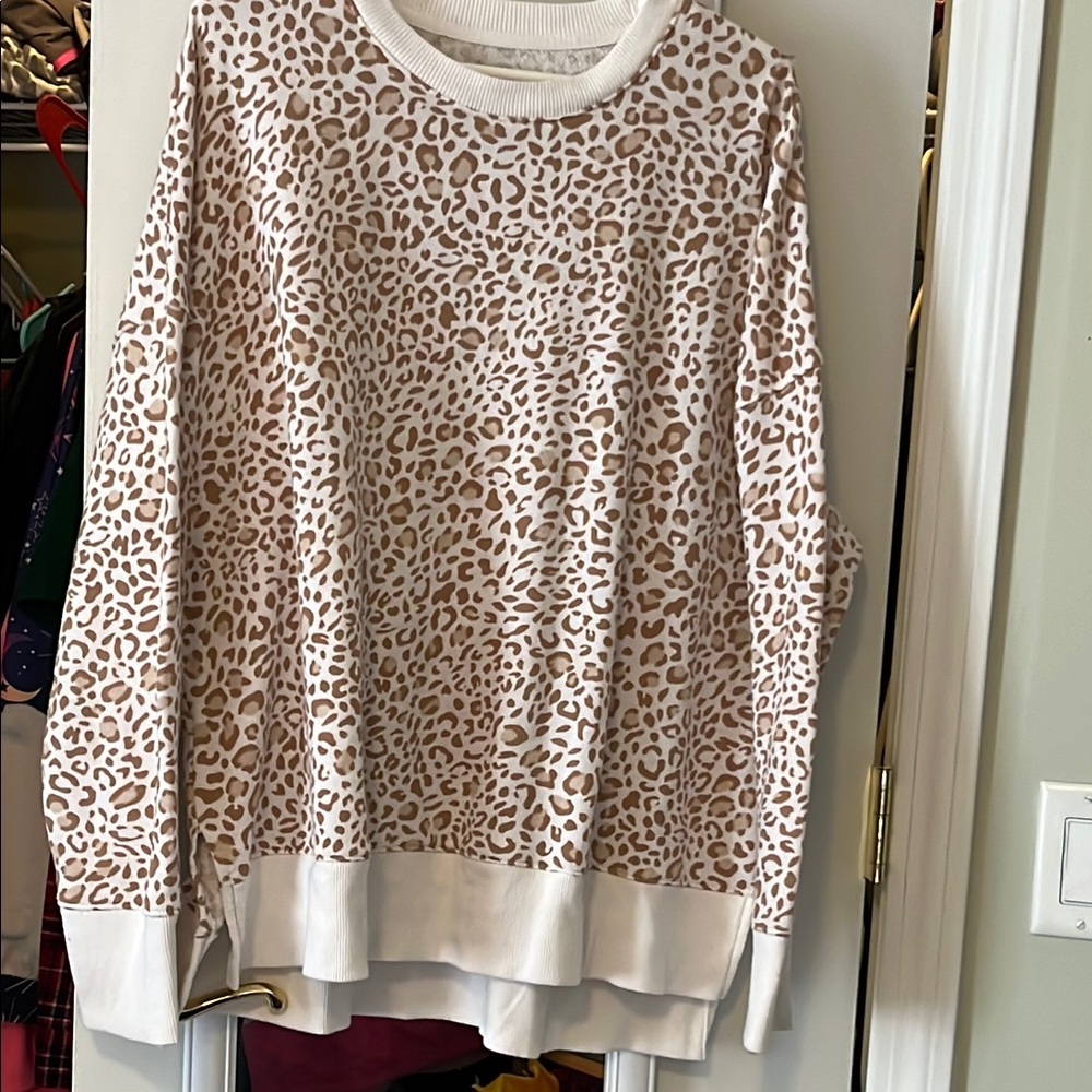 Leopard Print Women's Sweater